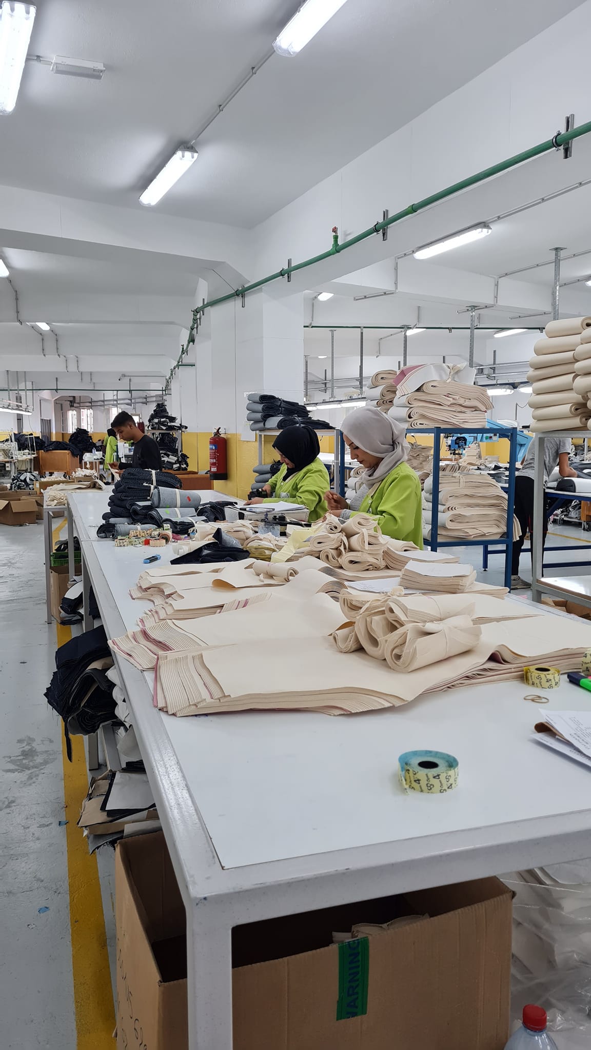 Factory cutting and preparation area